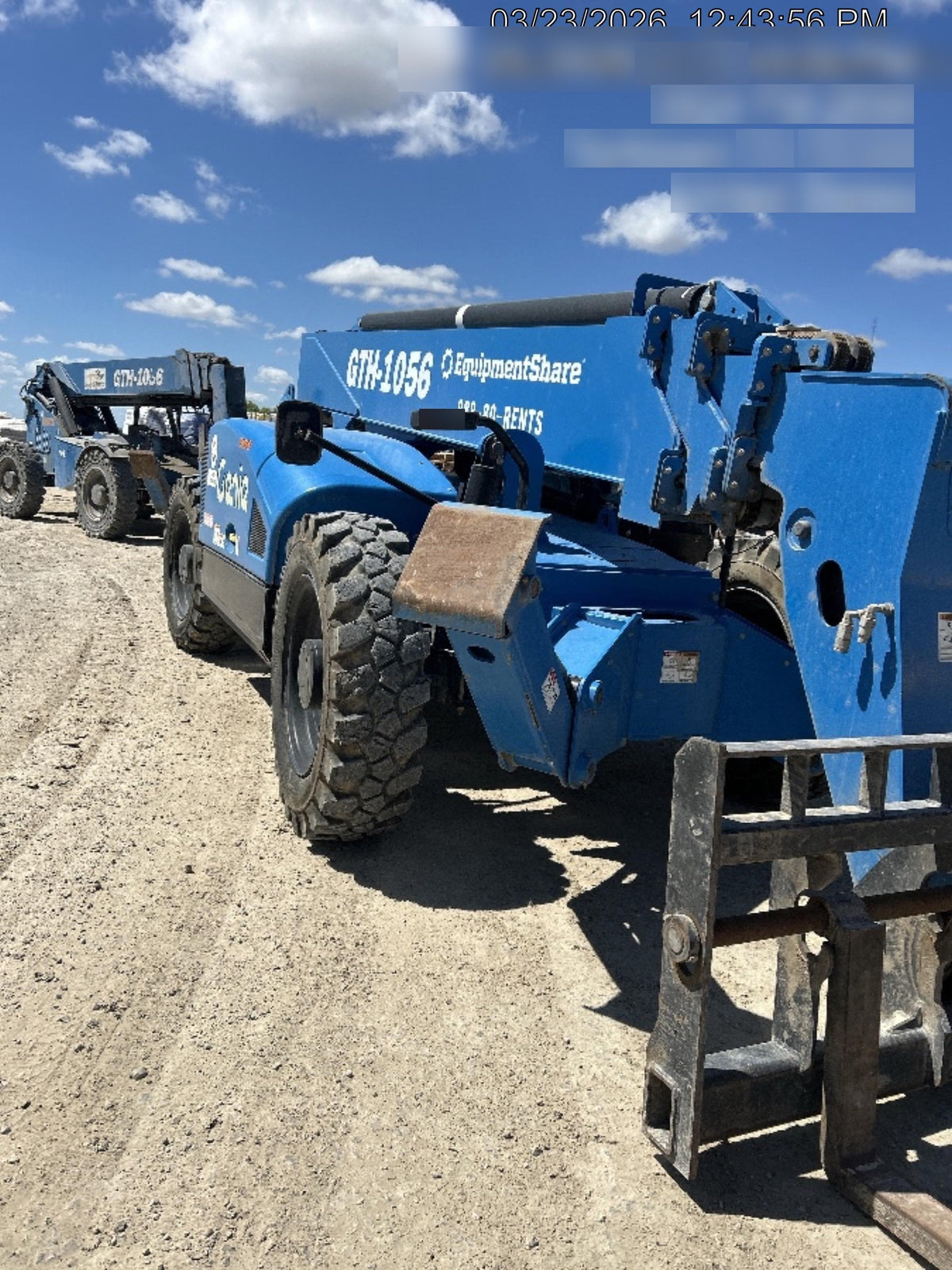 2024 Genie GTH-1056 74Hp Dsl, Cab/Heat/Air, FF Tires, LED WL, T3 + Access Control
