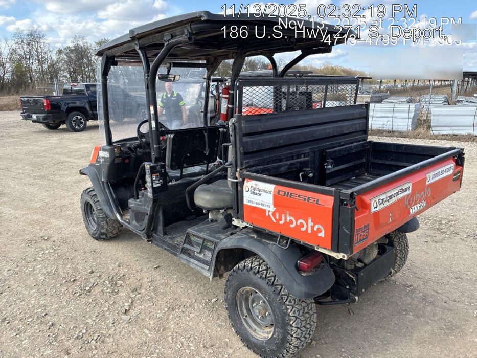 2022 Kubota RTV-X1140W-H Plastic Canopy, Windshield Acrylic Clear, LED Strobe Light, Wire Harness Kit, Back up Alarm