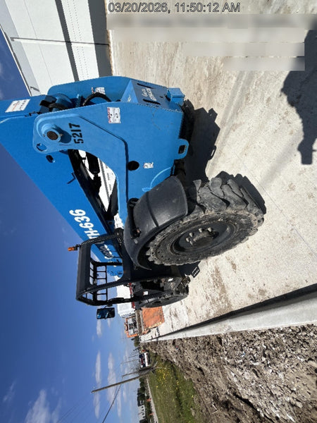 2017 Genie GTH-636 Genie GTH636, Solid RT Tires, T4F, worklights (LED, rear), Open ROPS
