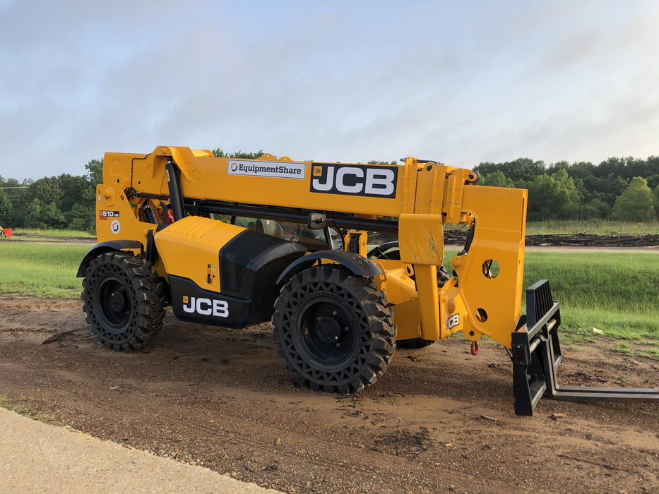 2020 JCB 510-56 Canopy, Solid Tires, Work Lights, Beacon, Aux Hydraulics, Back up Alarm, Lifting Eye, ES Decals