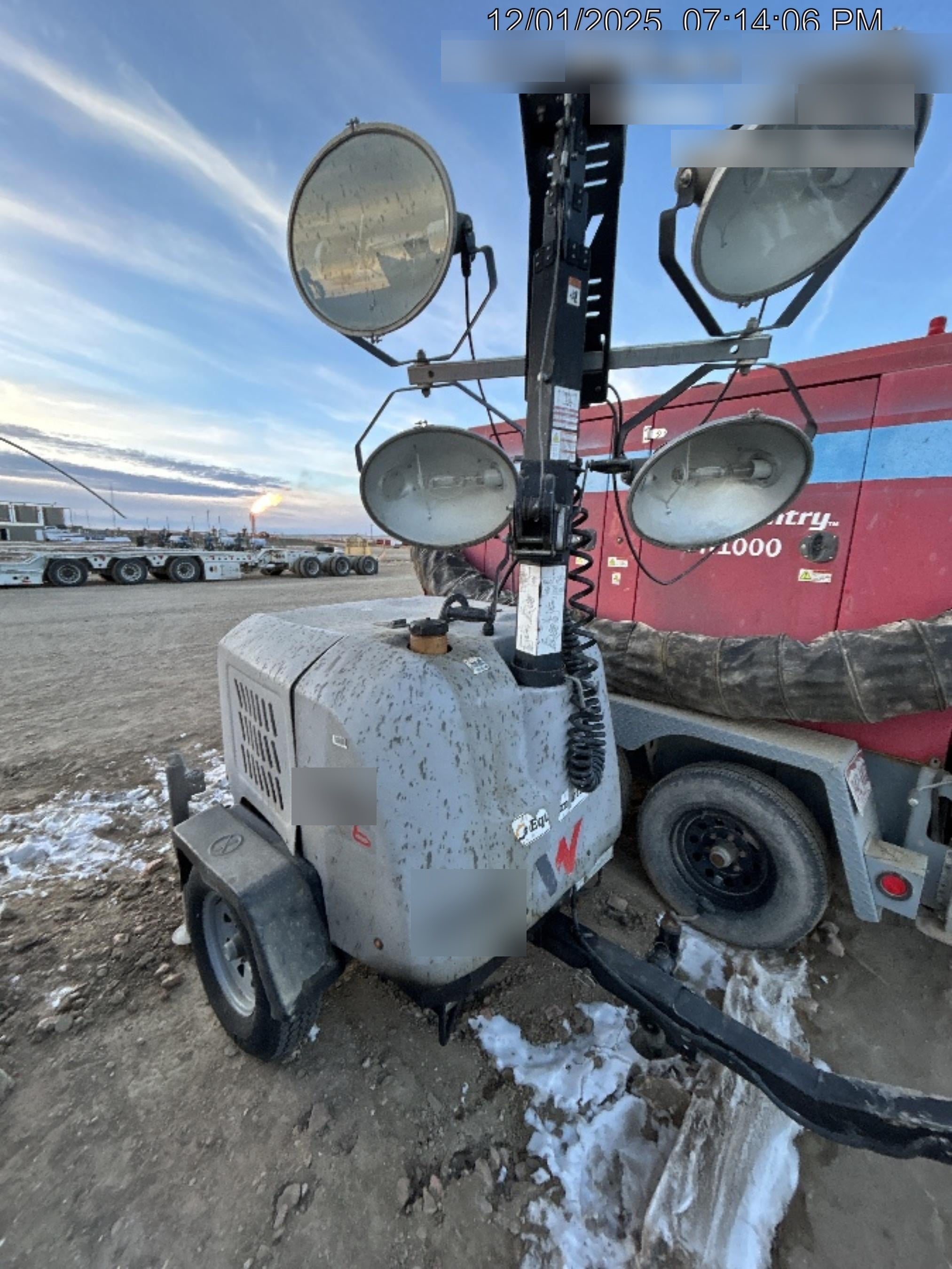 2018 Wacker Neuson LTV6L-MH Wacker Neuson LTV6L Mobile Light Tower w/Fuel Level Sensor Installed