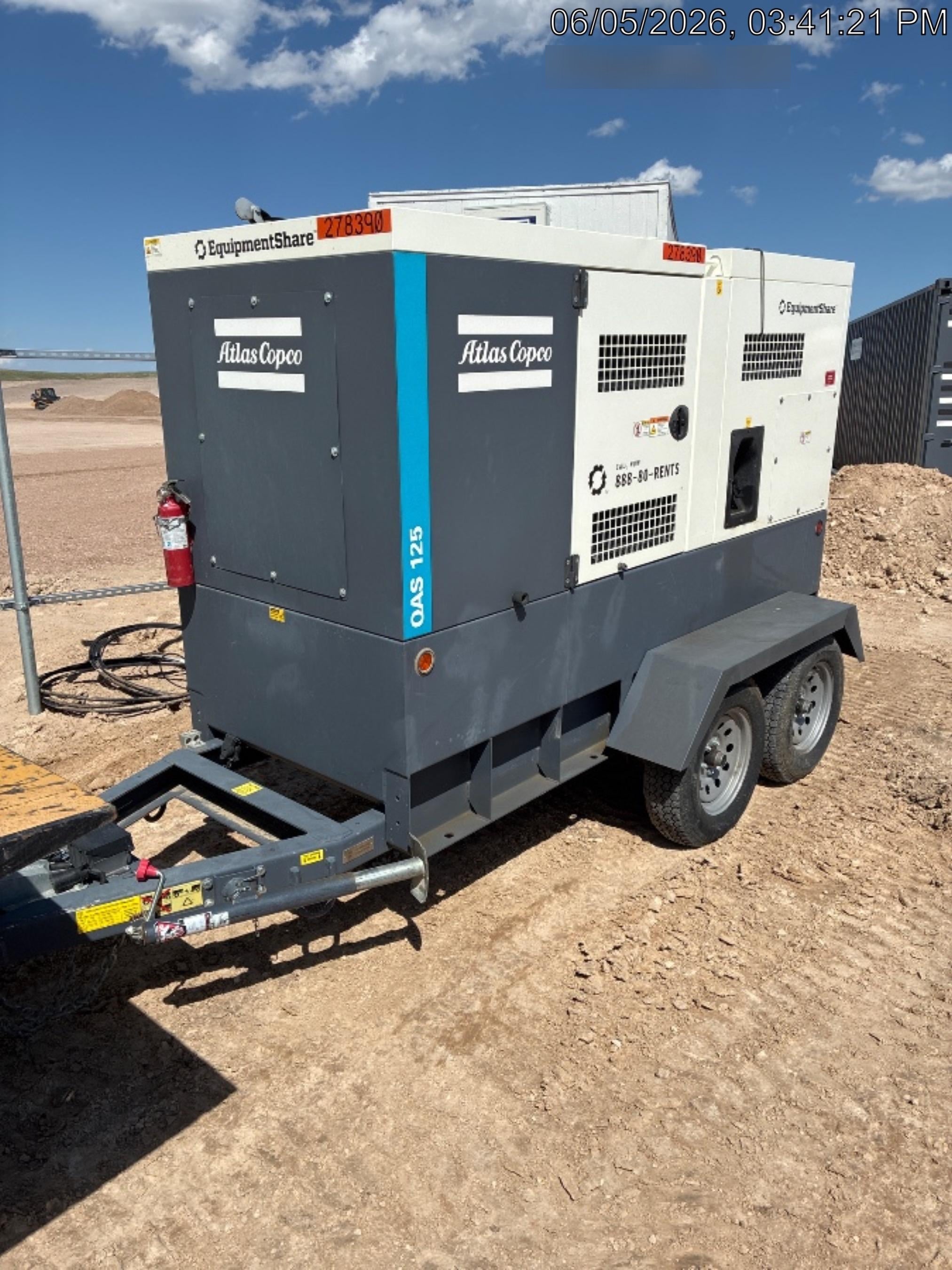 2022 ATLAS COPCO QAS 125