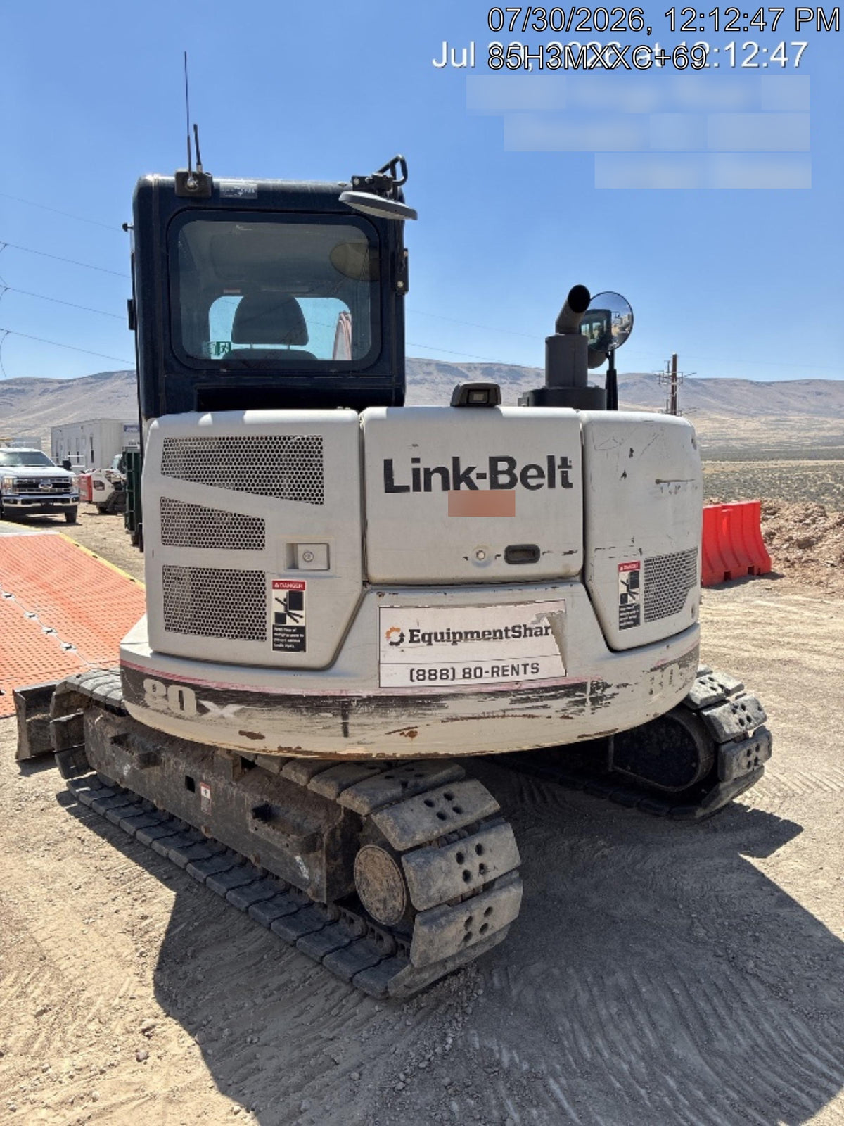 2020 Link-Belt 80X3EX EXC, 7'2" ARM, 17.7" RT, MFH(PJ)