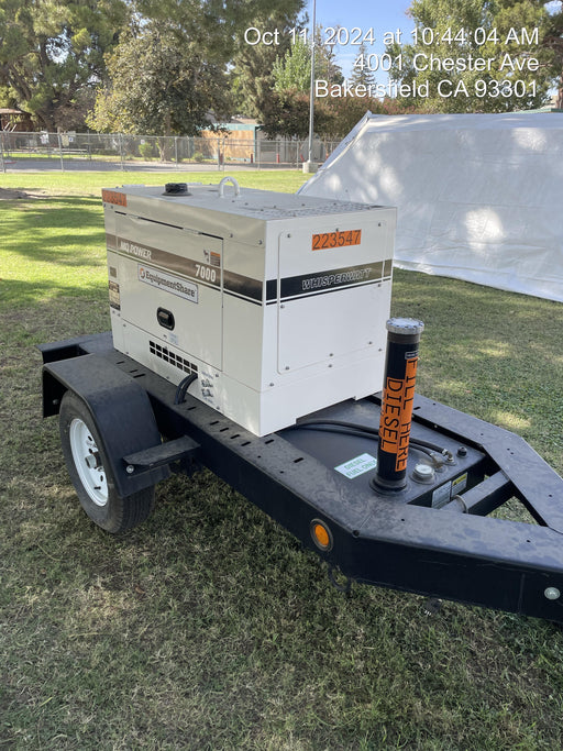 2022 Multiquip DA7000SSA3 Kubota Diesel, Trailer Mounted Package