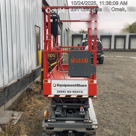 2020 Skyjack SJIII-3219 Solid NM Tires, Half height spring hinged entry gate, Dual Beacons, 800W Inverter