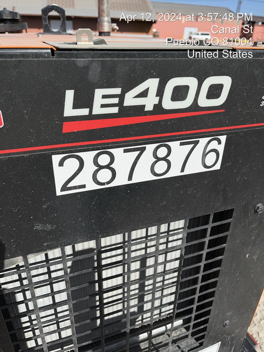 2023 Lincoln Electric LE400 Kubota V1505, Trlr, Cable Rack, Light Kit, ES Decals, T3