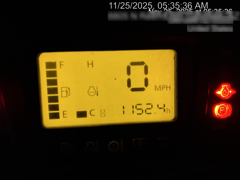 2021 Kubota RTV-X1140W-H Plastic Canopy, Windshield Acrylic Clear, LED Strobe Light, Wire Harness Kit, Back up Alarm