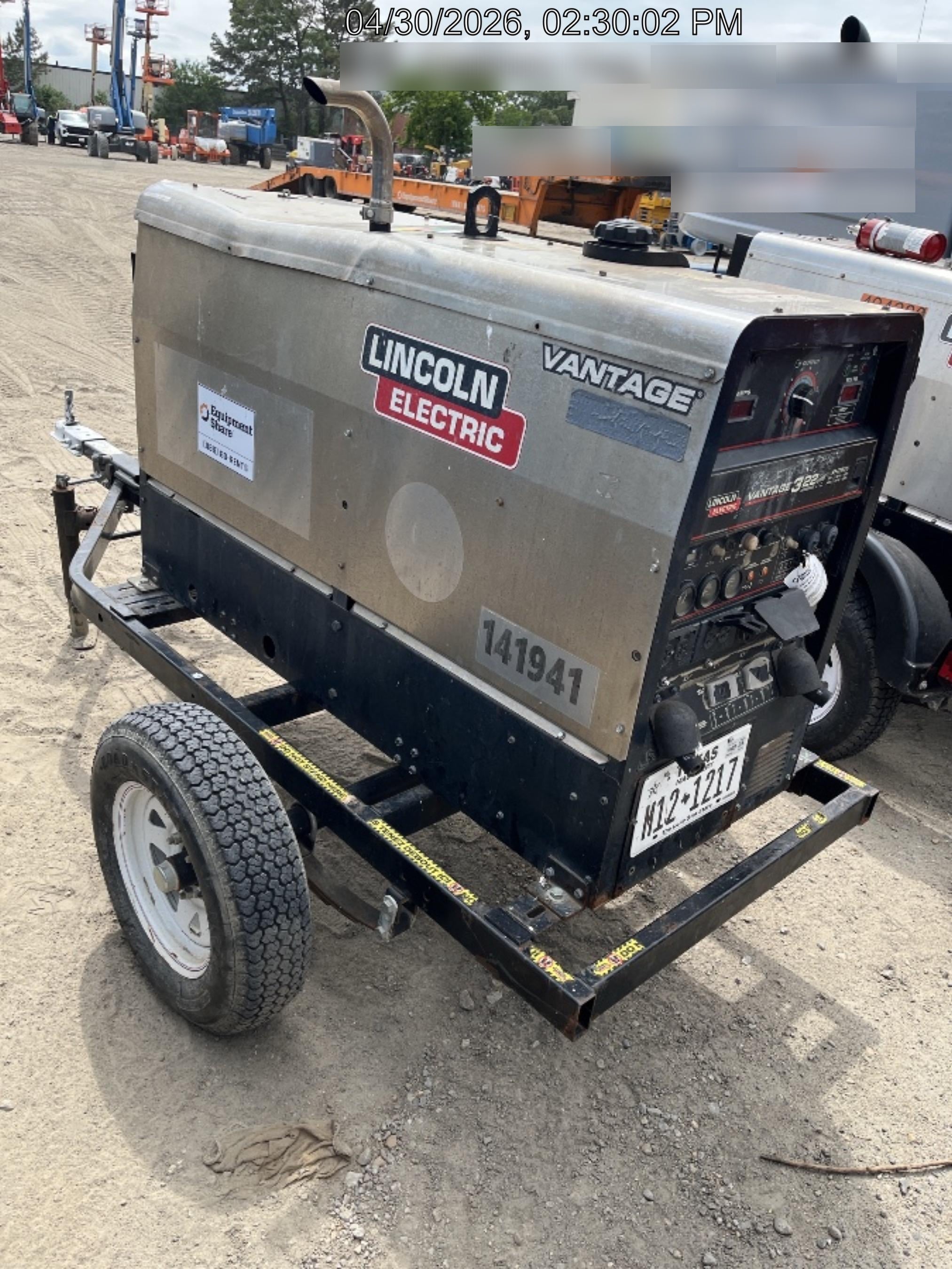 2021 Lincoln Electric Vantage 322 Ready Pak 3