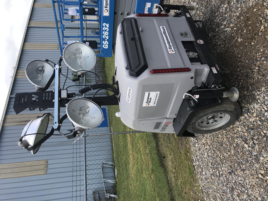 2019 Wacker Neuson LTV6L-MH Wacker Neuson LTV6L Mobile Light Tower w/Fuel Level Sensor Installed