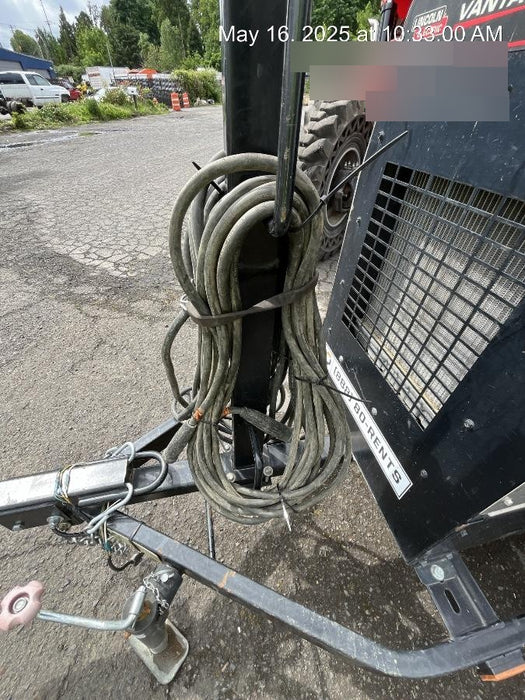 2019 Lincoln Electric Vantage 322 Welder Ready-Pak 3, Two wheel trailer, Fender and Light kit, Cable Rack