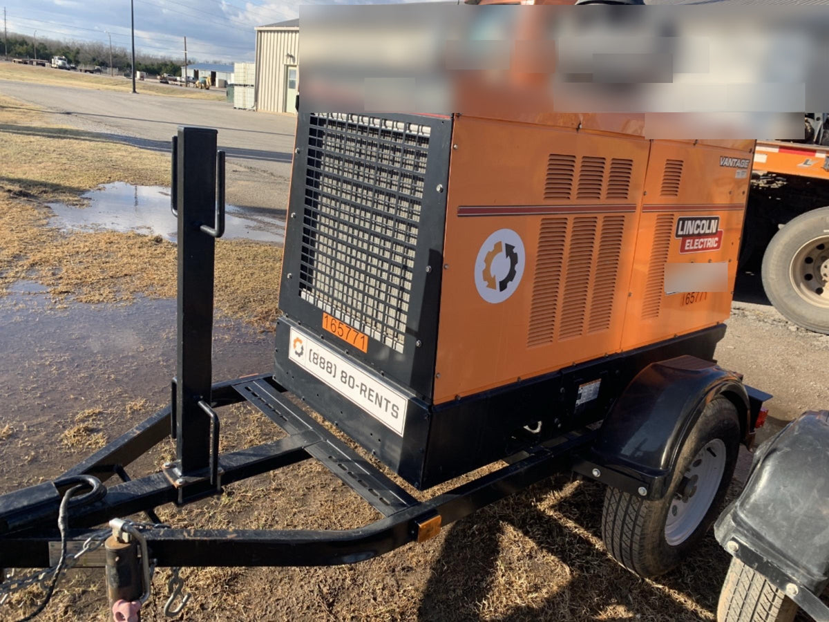 2021 Lincoln Electric Vantage 549X Ready Pak 3, ORANGE (includes trailer, cable rack, fender light kit)
