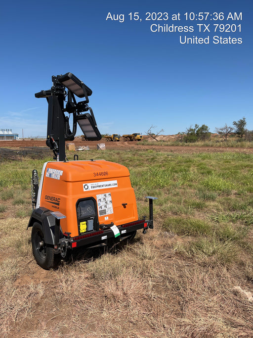 2023 Generac MLT2 Diesel, Flex Switch 120V Input, Powerzone Controller, (4) 320W LED Lights, 4kW Generator, 39.9 Gal Fuel Tank, 2" Ball, T3
