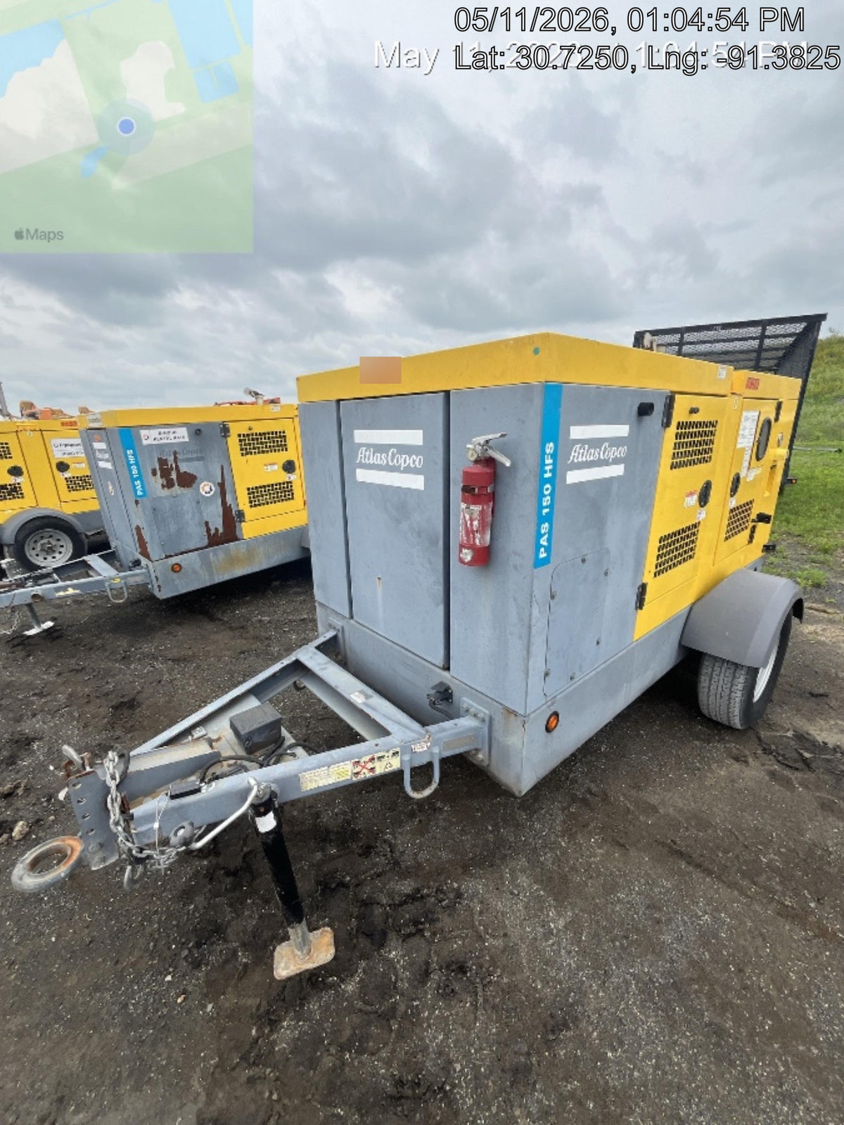 2020 ATLAS COPCO PAS 150 HF CS Enclosed
