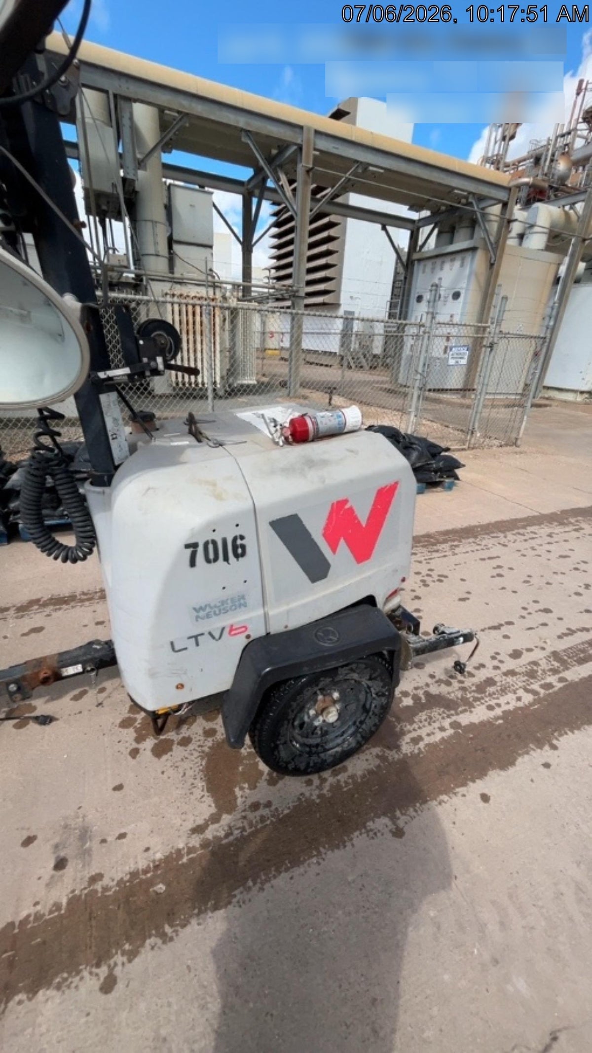 Wacker Neuson LTV6K-MH Wacker Neuson LTV6K Light Tower w/Kubota Engine