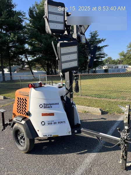 2023 Generac MLT2 Diesel, Flex Switch 120V Input, Powerzone Controller, (4) 320W LED Lights, 4kW Generator, 39.9 Gal Fuel Tank, 2" Ball, T3
