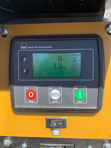 2021 Allmand NLV3GR (4) LED Light Fixture 350W, 23' Vertical Mast, 3kW Prime, Towable, Deep Sea L401, Leveling Jacks, Yanmar T4F 5.8hp