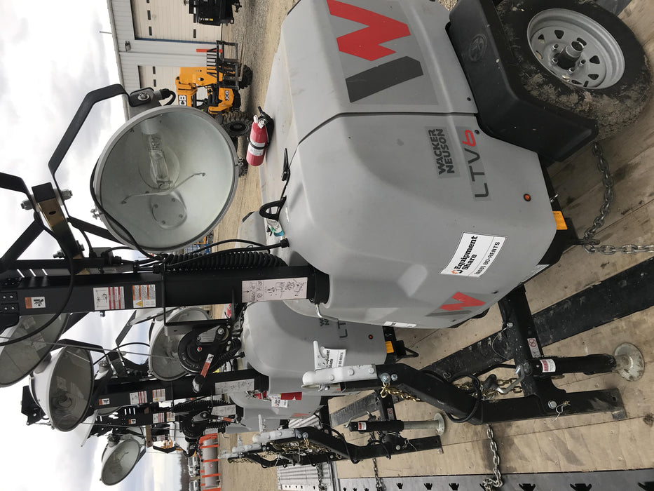 2019 Wacker Neuson LTV6L-MH Wacker Neuson LTV6L Mobile Light Tower w/Fuel Level Sensor Installed