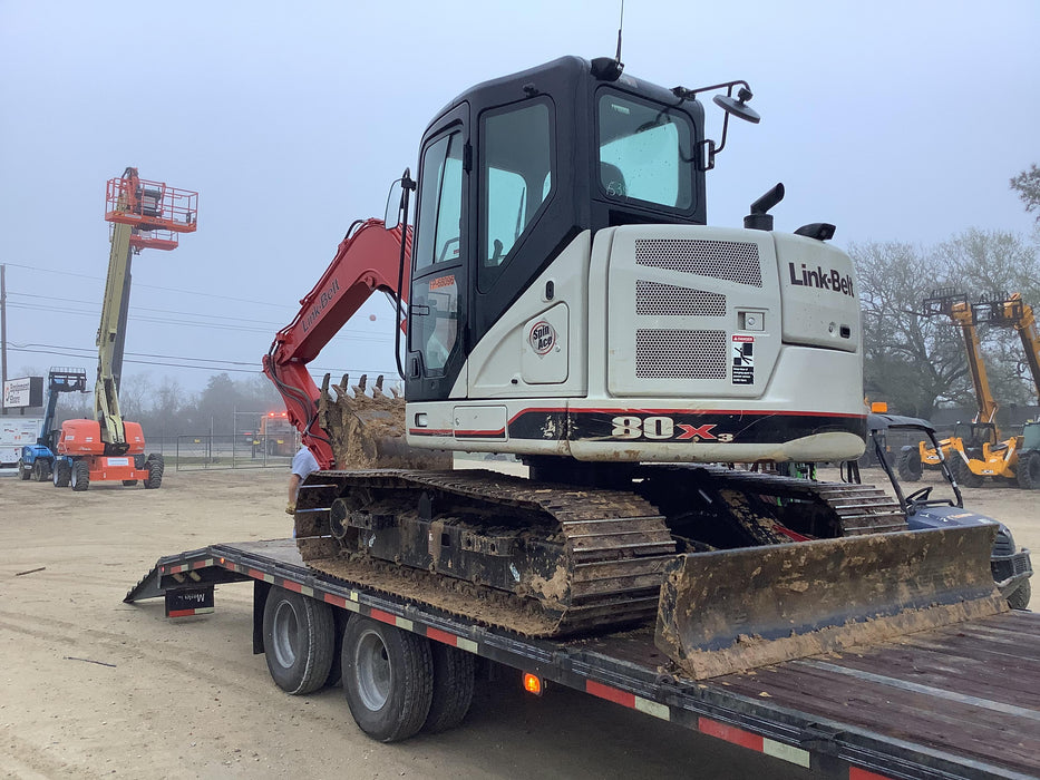 2020 Link-Belt 80X3EX 80 X3 SPIN ACE FINAL TIER 4 HYDRAULIC CRAWLER EXCAVATOR BASE MACHINE F.O.B. PORT OF ENTRY