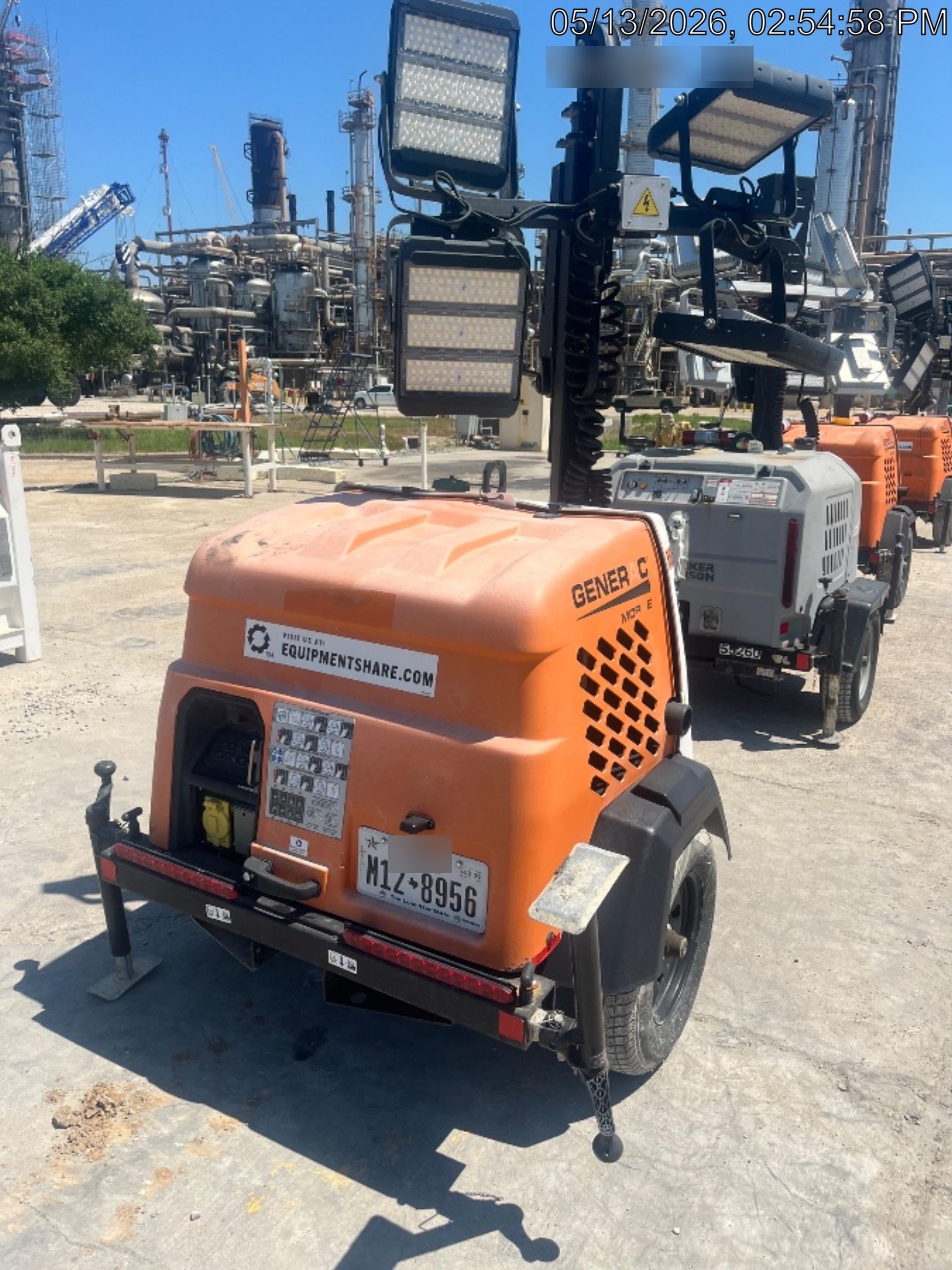 2023 Generac MLT2 Diesel, Flex Switch 120V Input, Powerzone Controller, 
(4) 320W LED Lights, 4kW Generator, 39.9 Gal Fuel Tank, 2" Ball, T3