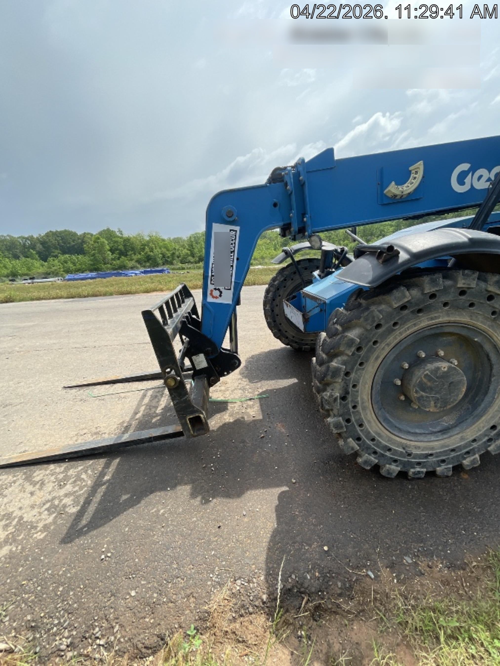 2017 Genie GTH-844 Genie GTH-844, Solid Tires, 60" carriage/forks, Open ROPS, Work Lights