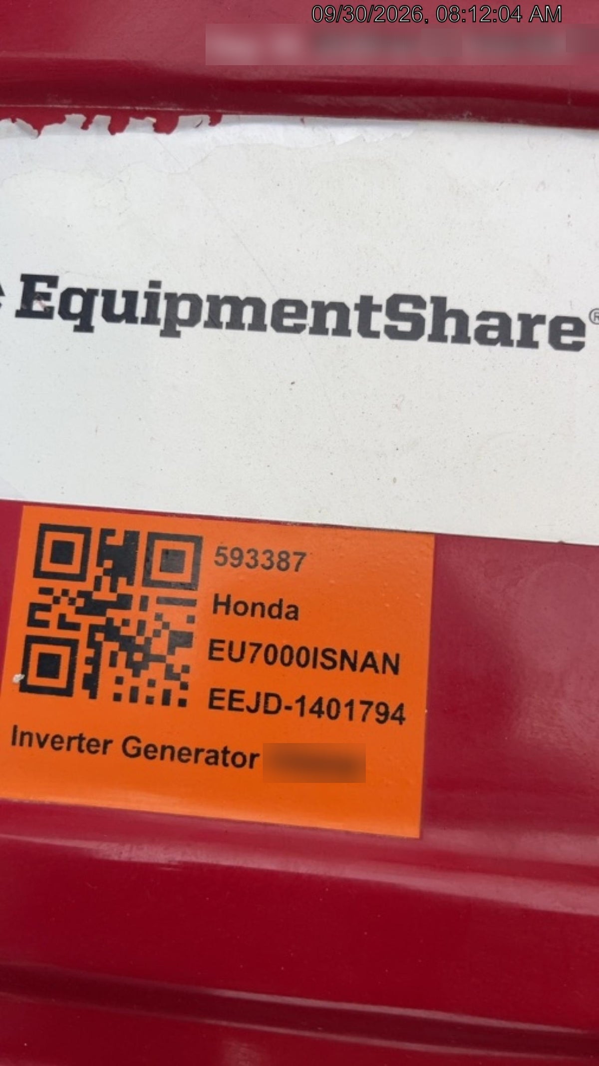 2025 HONDA EU7000ISNAN