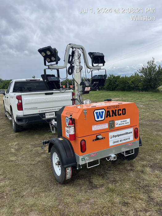 2024 Wanco WLTT-4MM4K Diesel, Deep Sea Controller, Shore Power Plug, Auto Start, (4) 350W LED Floodlights, 4kW Generator, 60 Gal Fuel Tank, 2" Ball, T3
