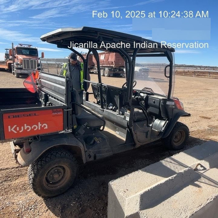 Kubota RTV-X1140W-H Plastic Canopy, Windshield Acrylic Clear, LED Strobe Light, Wire Harness Kit, Back up Alarm