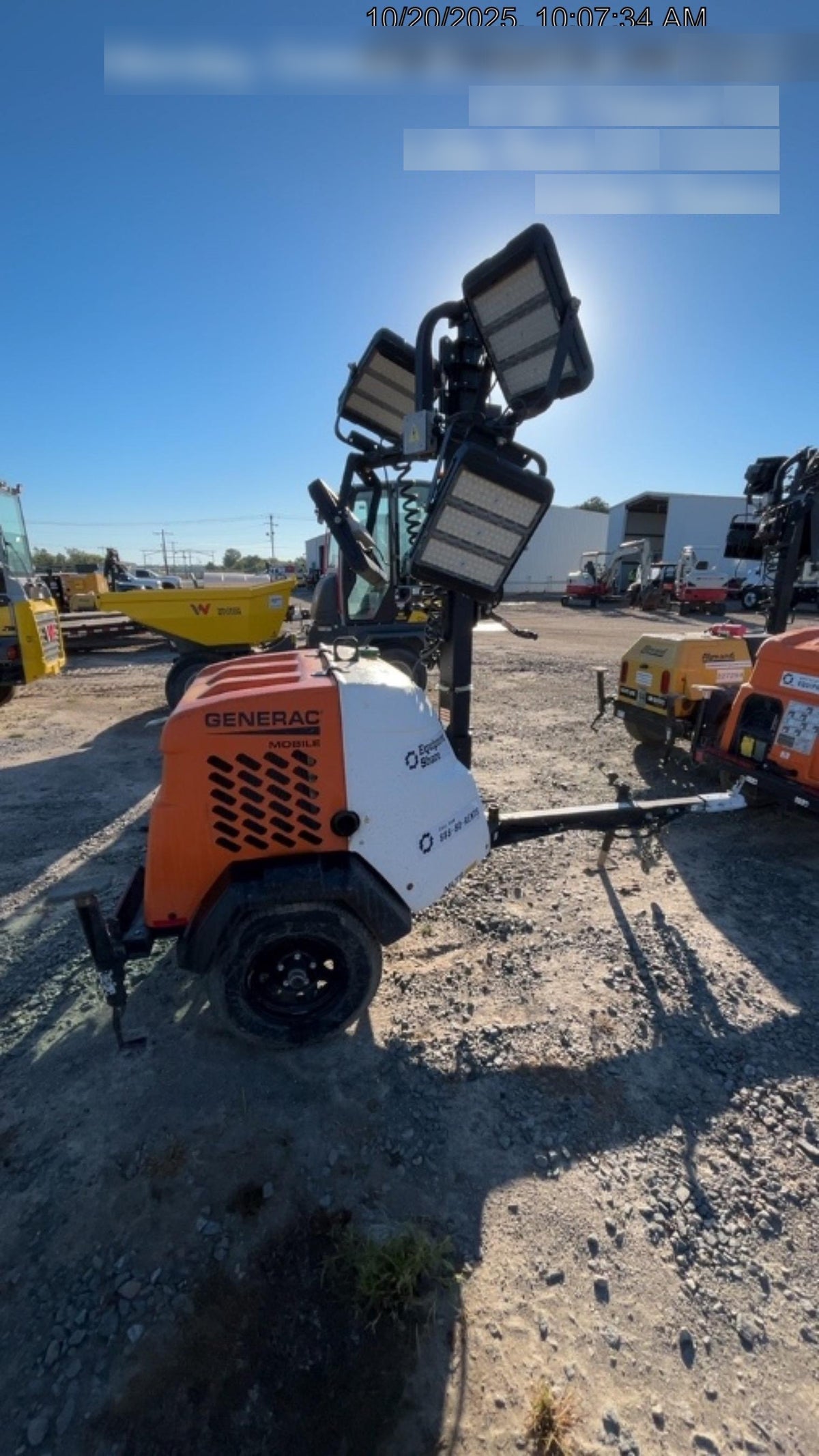 2023 Generac MLT2 Diesel, Flex Switch 120V Input, Powerzone Controller, (4) 320W LED Lights, 4kW Generator, 39.9 Gal Fuel Tank, 2" Ball, T3