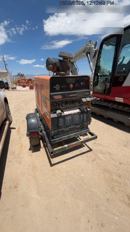 2021 Lincoln Electric Vantage 549X Ready Pak 3, ORANGE (includes trailer, cable rack, fender light kit)