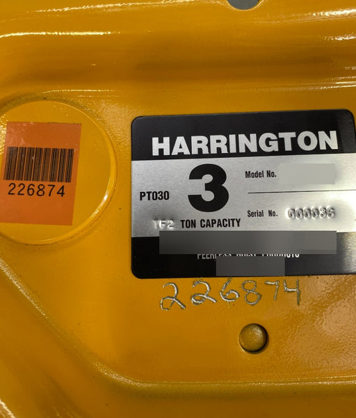 2022 HARRINGTON PTF2030