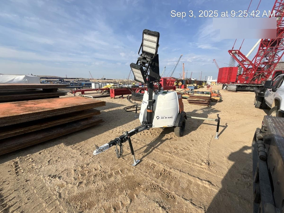 2023 Generac MLT2 Diesel, Flex Switch 120V Input, Powerzone Controller, 
(4) 320W LED Lights, 4kW Generator, 39.9 Gal Fuel Tank, 2" Ball, T3