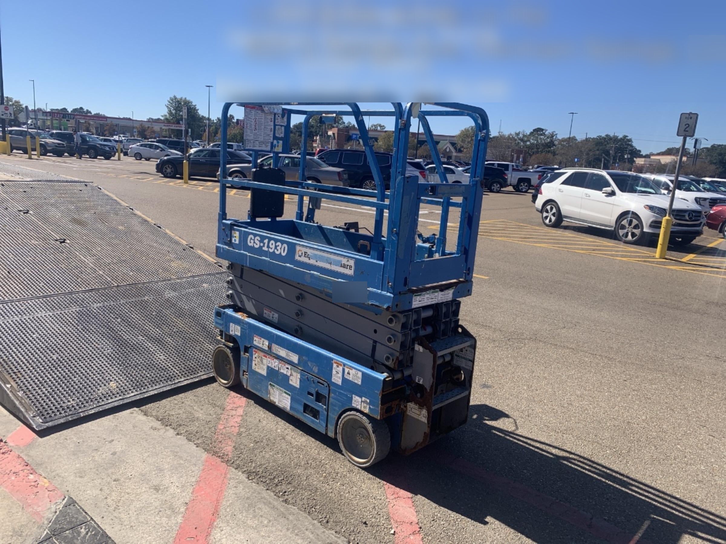 2020 Genie GS-1930 Solid Non Marking Tires, Beacon, Folding rails with half height swing gate