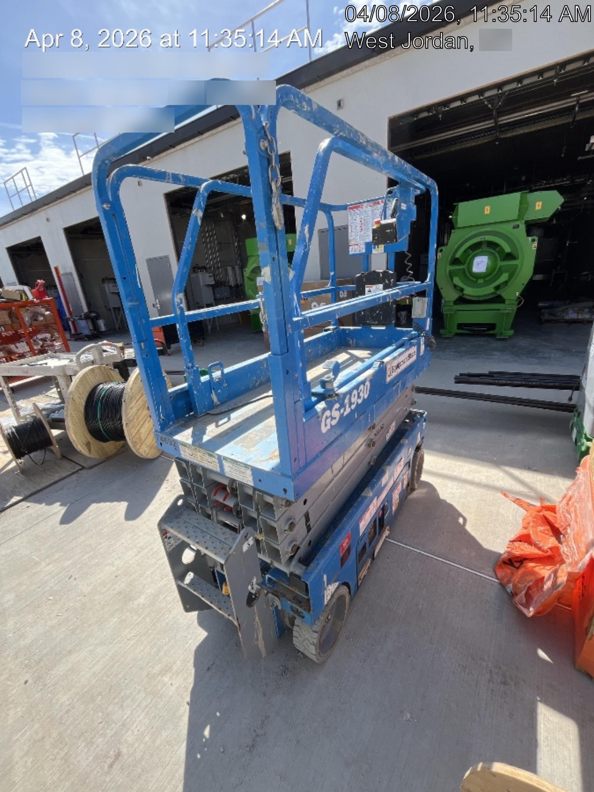 2020 Genie GS-1930 Fixed rails with chain entry gate - Pre A92.20