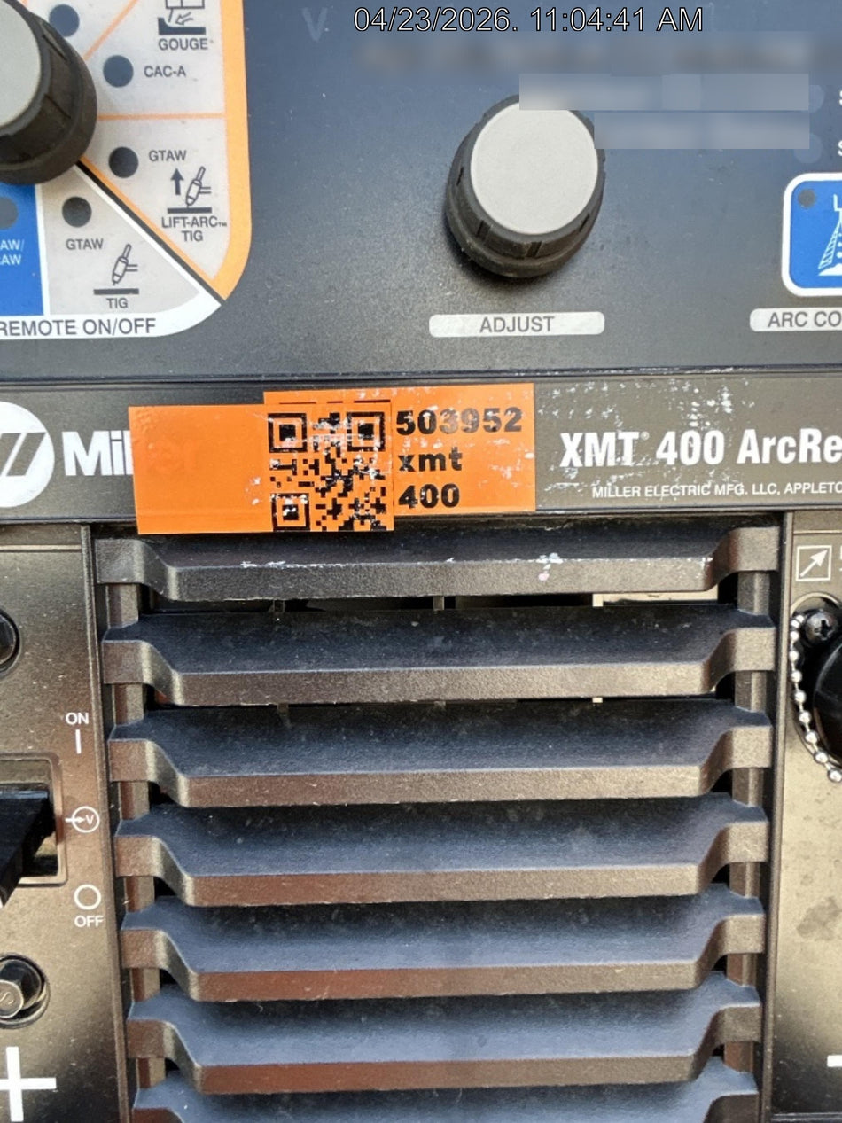 2025 MILLER ELECTRIC XMT 400