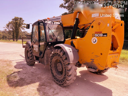 2022 JCB 509-42 74Hp Dsl, Cab/Heat/Air, Sld Tires, LED WL, Bcn, L Hook, EST