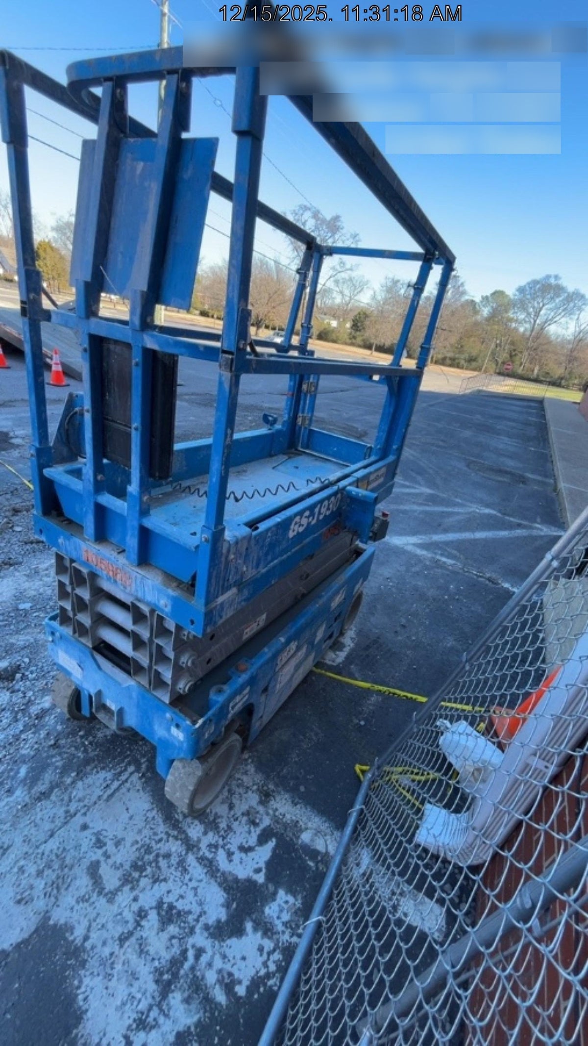 2020 Genie GS-1930 Solid Non Marking Tires, Beacon, Folding rails with half height swing gate