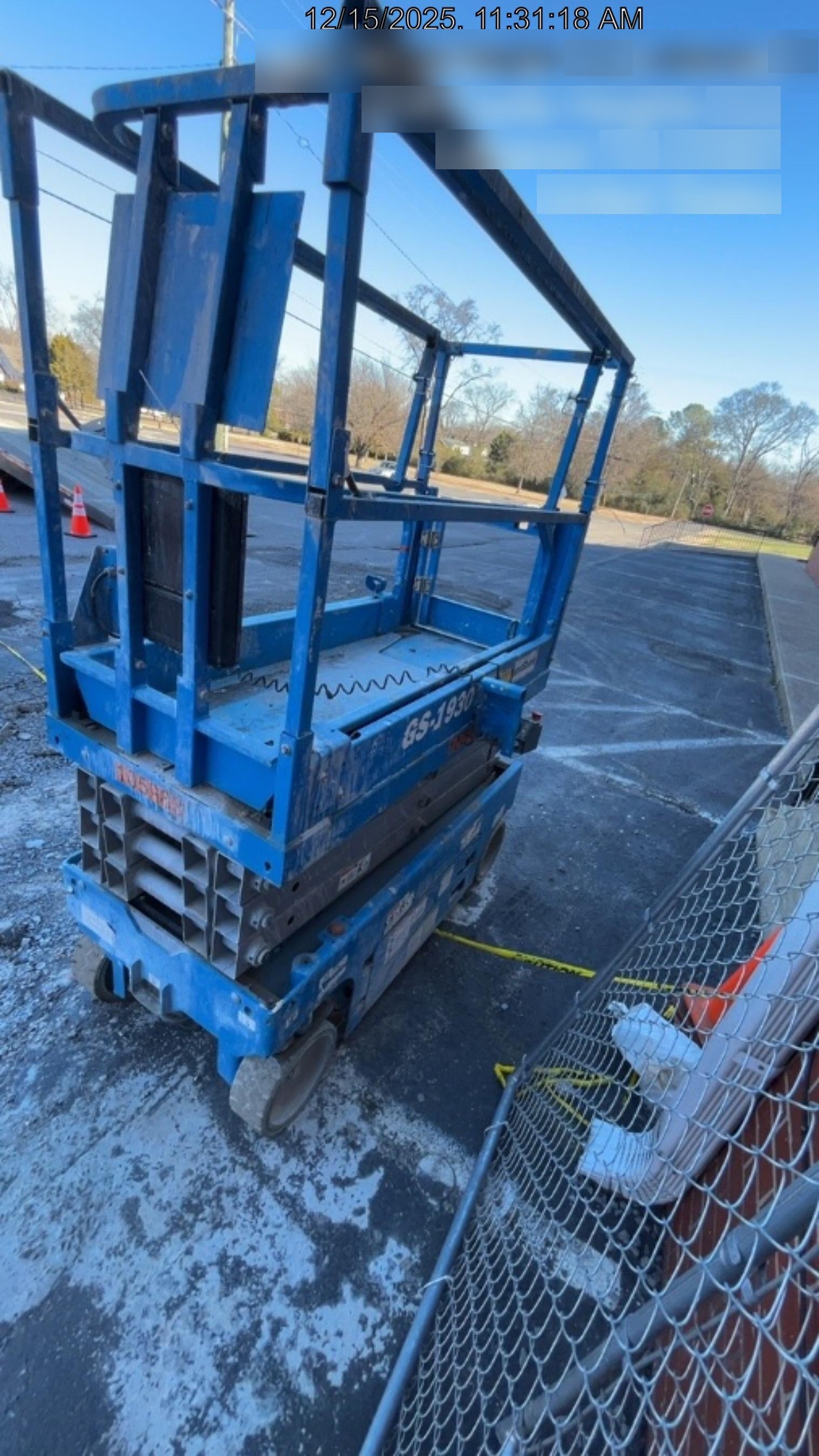 2020 Genie GS-1930 Solid Non Marking Tires, Beacon, Folding rails with half height swing gate