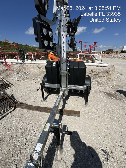 2023 Wanco WLTT-4MM4K Diesel, Deep Sea Controller, Shore Power Plug, Auto Start, (4) 350W LED Floodlights, 4kW Generator, 60 Gal Fuel Tank, 2" Ball, T3