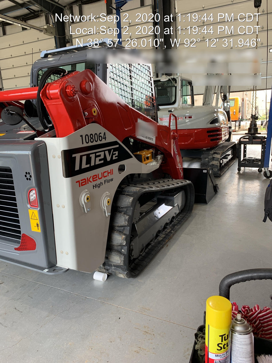 2020 Takeuchi TL12V2-CRH Cab, Rubber Track, & HF