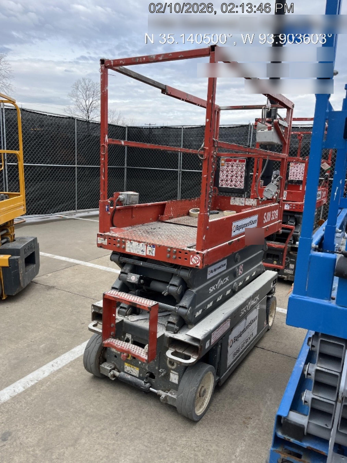 2019 Skyjack SJIII-3219 Standard Options, Trojan Batteries