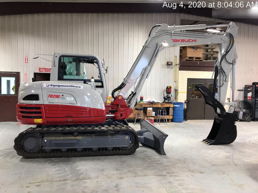 2020 Takeuchi TB290C Cab/Heat/Air, Rubber Tracks, Manual TAG QC