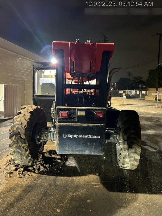 2019 Manitou MTA10055 Canopy, 120 HP, Solid Tires, Work Lights, Lift Hook, Auxiliary Hydraulics 66" Carriage and 60" Forks