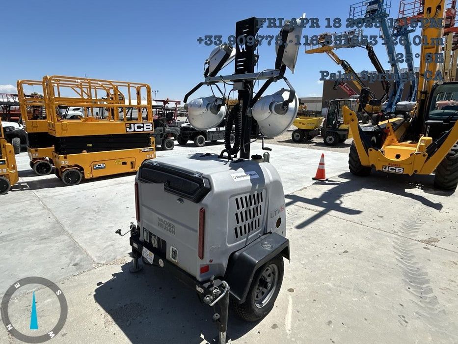 2019 Wacker Neuson LTV6L-MH Wacker Neuson LTV6L Mobile Light Tower w/Fuel Level Sensor Installed