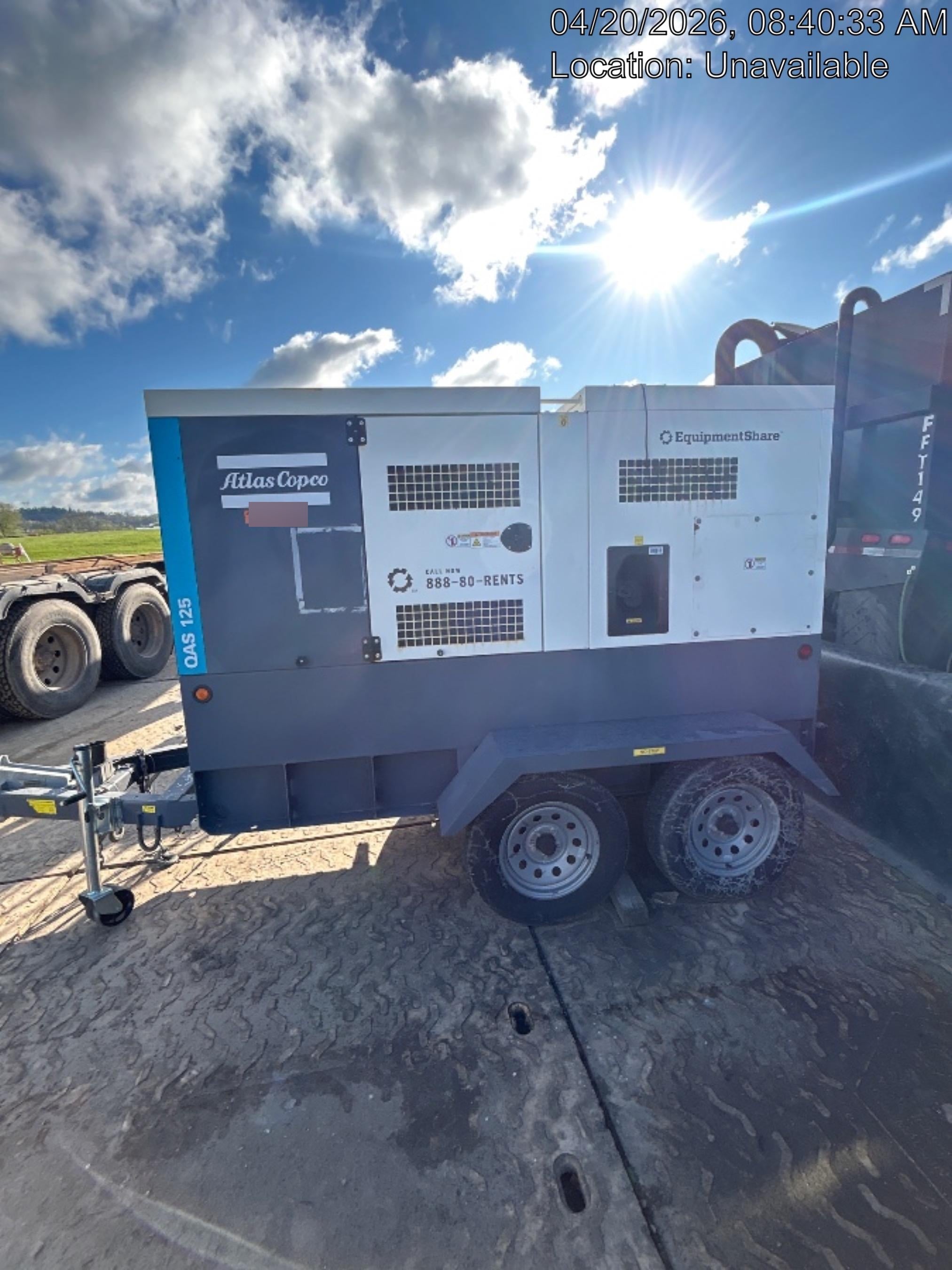2021 ATLAS COPCO QAS 125