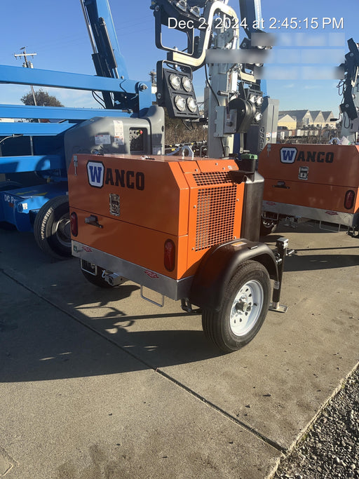 2024 Wanco WLTT-4MM4K Diesel, Deep Sea Controller, Shore Power Plug, Auto Start, (4) 350W LED Floodlights, 4kW Generator, 60 Gal Fuel Tank, 2" Ball, T3