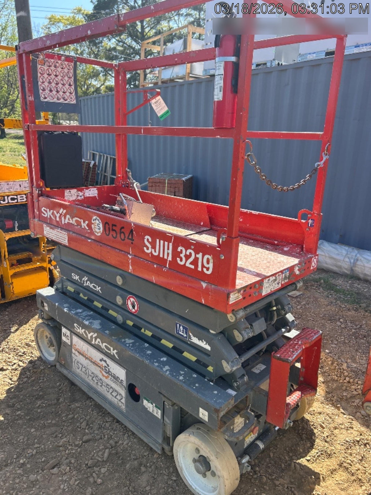 2015 SKYJACK SJIII-3219