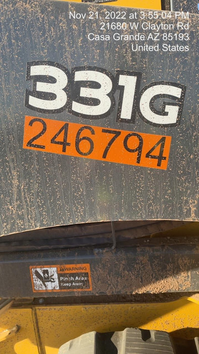 2022 JOHN DEERE 331G