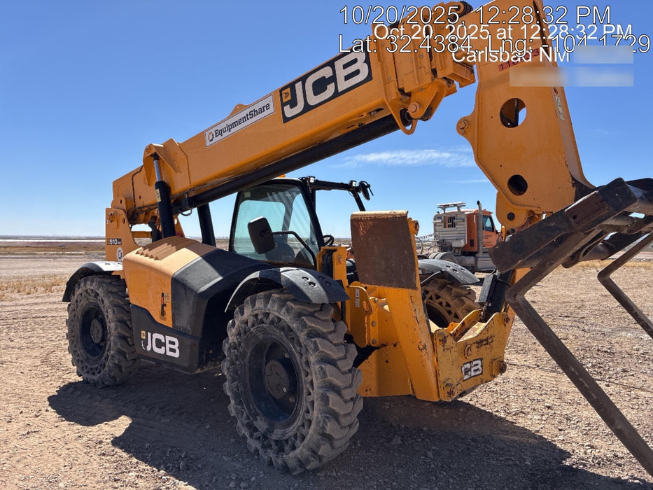 2020 JCB 510-56 Canopy, Solid Tires, Work Lights, Beacon, Aux Hydraulics, Back up Alarm, Lifting Eye, ES Decals