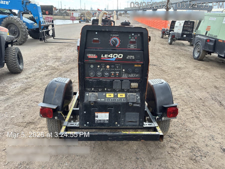 2022 Lincoln Electric LE400 Kubota V1505, Trlr, Cable Rack, Light Kit, ES Decals, T3