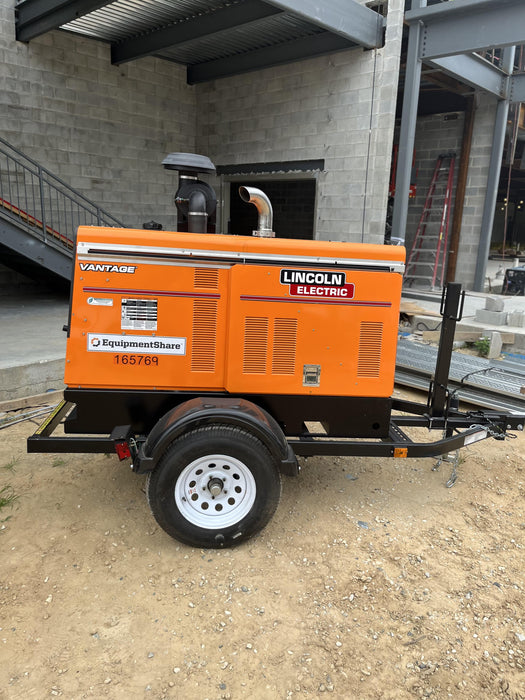 2021 Lincoln Electric Vantage 549X Ready Pak 3, ORANGE (includes trailer, cable rack, fender light kit)